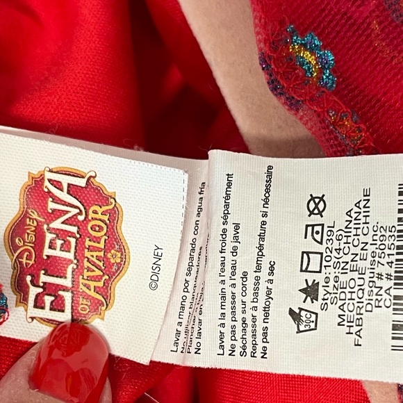 Disney Elena of Avalor dress size child small Halloween costume approx 4-6y old - Picture 11 of 11